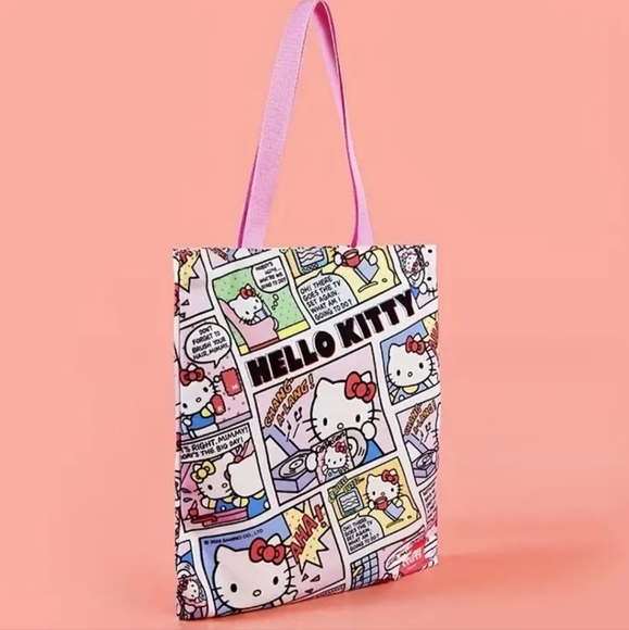 Hello Kitty Comic Book Canvas Tote Bag New! - Picture 3 of 9